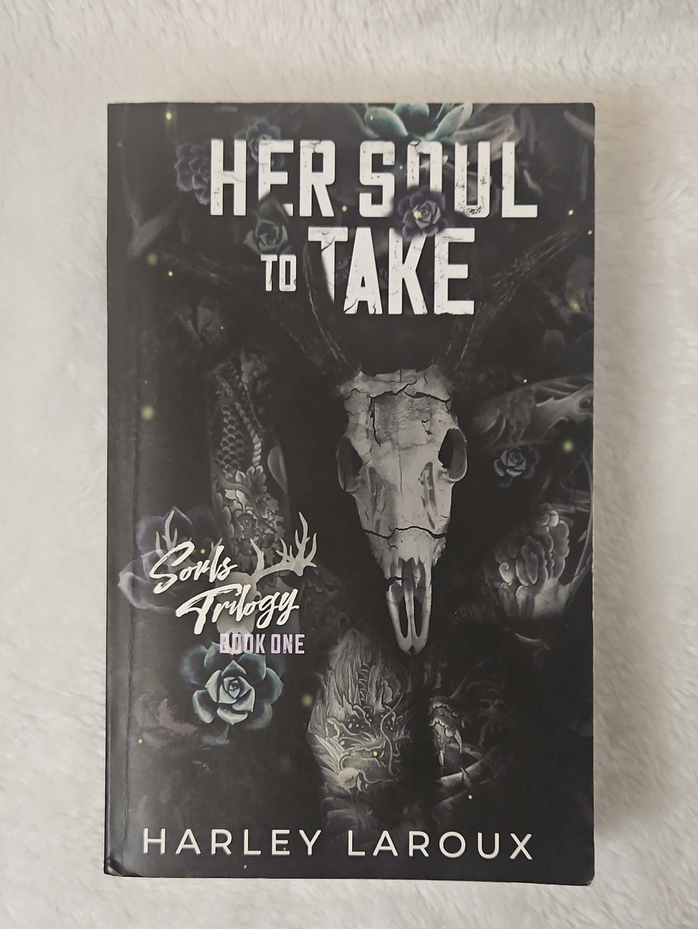 Her Soul to Take by Harley Laroux Paperback Book